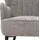 Mendler Lounge-Sessel HWC-K37 Chenille 75 x 80 x 75 cm grau mit Kissen