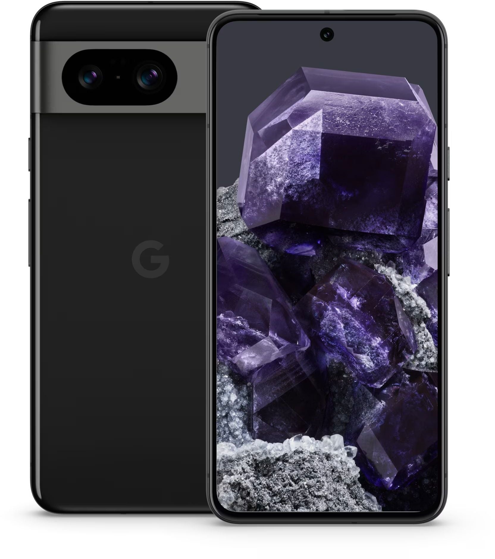 Google Pixel 8 (128 GB, Obsidian, 6.20", SIM + eSIM, 50 Mpx, 5G), Smartphone, Schwarz