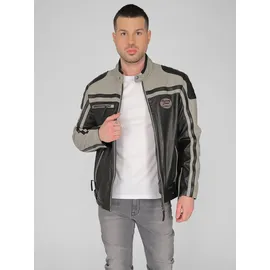 Mustang Bikerjacke schwarz M