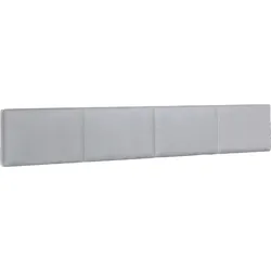 Kopfteil WIMEX "Easy", grau (beton lichtgrau kunstleder), Für Bettbreite 180cm, Polsterauflagen, gepolstert, mit Kunstleder bezogen