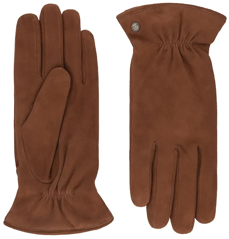 ROECKL Handschuhe Straßburg Damen Veloursleder Saddlebrown  