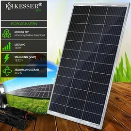 Kesser Solarpanel monokristallin 165 W