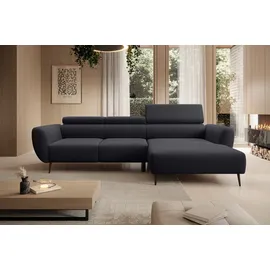 werk2 Eckcouch Polyester 2-Sitzer Grau