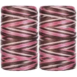 Makramee Garn 3mm X 200g Polypropylen Flache Macrame Cord, Makramee Garn,garn Zum Häkeln Für Handtasche Häkeln Polypropylene Yarn Für Handwerk Wohndekorationen, Platzteller, Umhängetasche (107)
