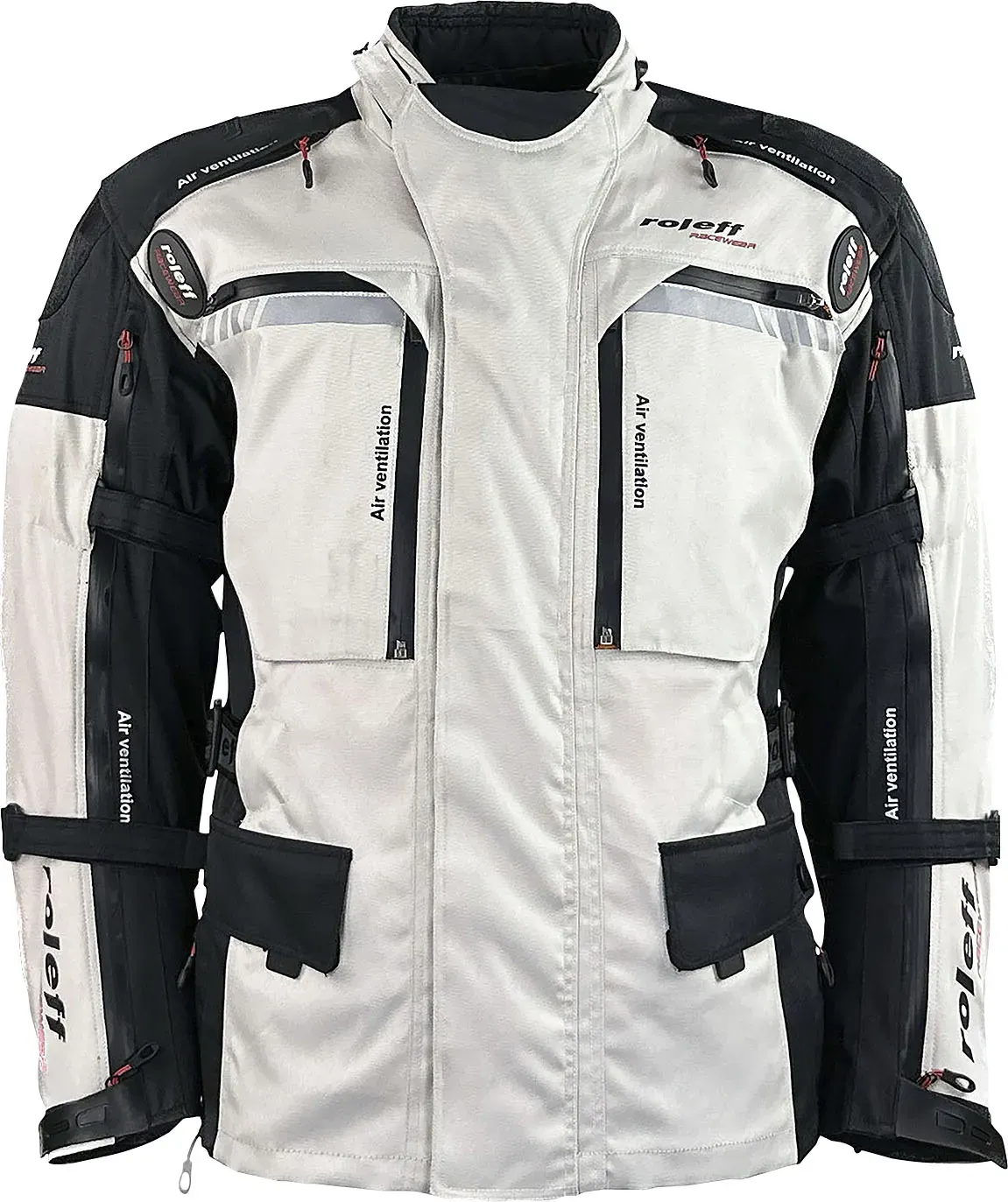 roleff Motorradjacke »Enduro«, mit Protektoren, optimale Belüftung roleff sand 4XL