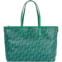 Tommy Hilfiger Shopper TH Monoplay Leather Tote Mono olympic green