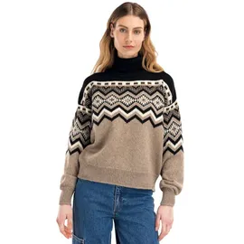 Dale of Norway Randaberg Pullover Braun / Schwarz / Weiß L