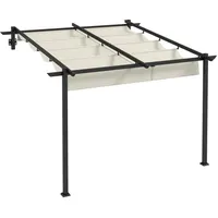 Outsunny Pergola Aluminium, Polyester