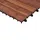 Beliani Terrassenfliese Akazienholz Braun 30 x 30 cm 10 St.