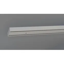 Schienensystem INDEKO "Objektschiene", weiß, L:350cm, Aluminium, Kunststoff, Gardinenstangen, Innenlauf Gardinenschiene, Komplett-Set inkl. Gleitern&Montagematerial