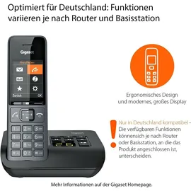 Gigaset Comfort 520A Trio titan/schwarz