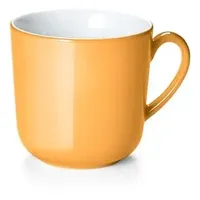 Dibbern Solid Color - Becher mit Henkel GROSS 0,45 l - mandarine - NEU