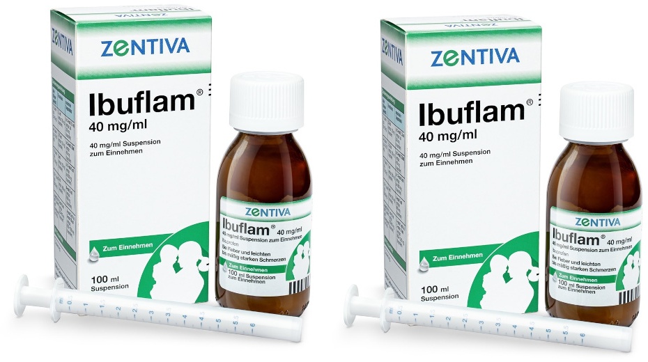 Ibuflam Kindersaft 40 mg/ml Doppelpack