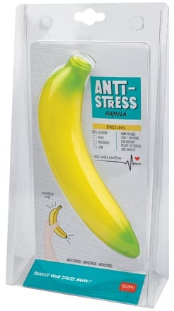 Kleiner  Anti-Stress-Ball - Anti-Stress Formula - Banana