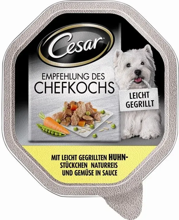 Cesar Schale Land-Eintopf mit Huhn, Gemüse und Naturreis 150g