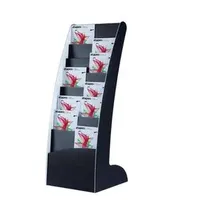 Paperflow Prospektständer Courbo schwarz DIN A3, DIN A4, 1