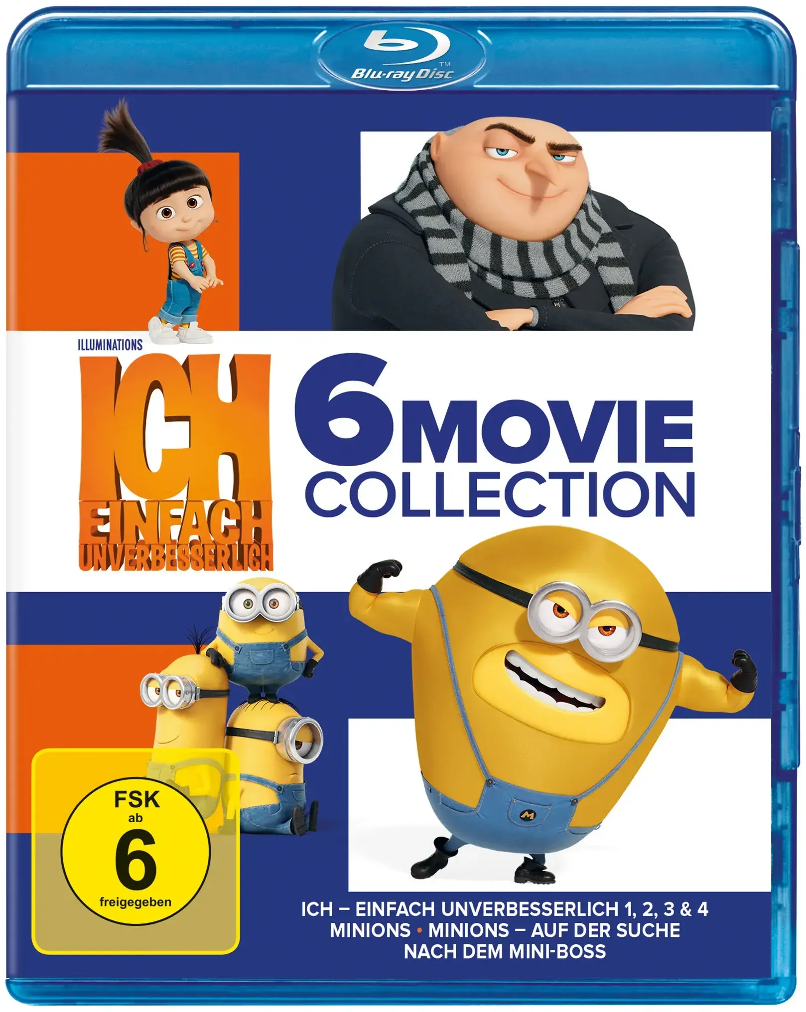 Ich - Einfach unverbesserlich & Minions: 6-Movie Collection (Blu-ray)