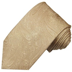 Paul Malone Krawatte Herren Hochzeitskrawatte paisley 100% Seide Bräutigam Hochzeit Schlips Breit (8cm), cappuccino braun 2109 grün normal – 8 cm x 150 cm