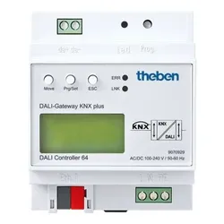 Theben 9070929 DALI-Gateway KNX für max. 64 DALI Geräte DALI-Gateway KNX plus