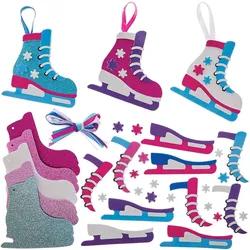 Dekoration Schlittschuhe, 8  Stück (pro Set 8)