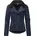 Damen Sweatjacke Strickjacke mit Teddyfell-Futter YOUMODO Navy Gr