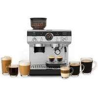 Krups Precision XP801T schwarz/silber mit Mahlwerk und Wasserfilter