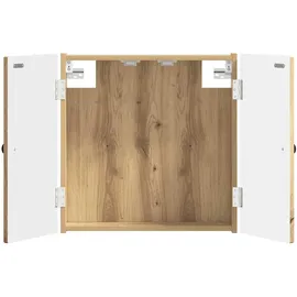 vidaXL Dartboard Schrank BREDA Artisan-Eiche 52,5 x 10,5 x 53,5 cm