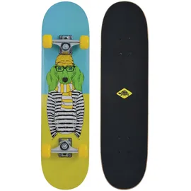 Donic Schildkröt Kicker 31 Skateboard Blau/Gelb
