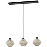 EGLO Pendelleuchte Midsumer Alu, Eisen, Stahl & Metall Beige creme