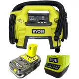 Ryobi R18I-115 Akku Kompressor 18 V 10,34 bar Druck + 1x Akku 1,5 Ah + Ladegerät