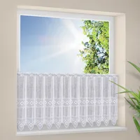 Gerster Scheibengardine »PAULINA« Stangendurchzug 1 Stk. tlg., weiß