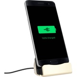 Avizar Smartphone Ladestation Aufladen & Synchronisierung Micro-USB Anschluss – Gold