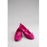 aniston shoes Ballerina ANISTON SHOES, Damen, Gr. 39, pink, Textil, Veloursleder, Schuhe Ballerina, Riemchenballerina, Schlupfschuh, Loafer, Slipper