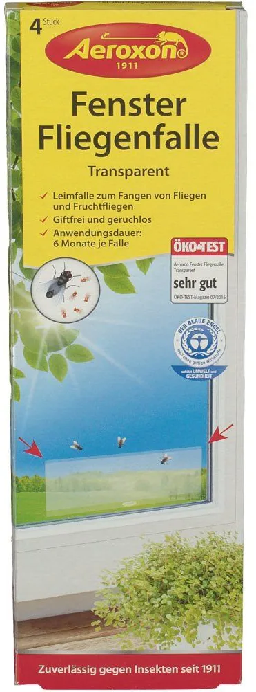 Aeroxon® Fenster-Fliegenfalle Transparent