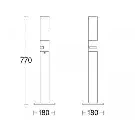 Steinel LED Wegeleuchte GL 65 S anthrazit