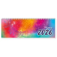 Trötsch Verlag Trötsch Schreibtischquerkalender Timer Farben (eine Woche 2