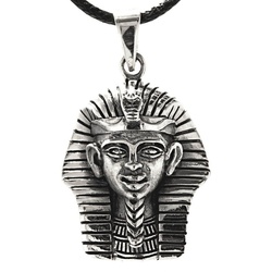 Kiss of Leather Kettenanhänger Anhänger Pharao Tutenchamun Tutanchamun Totenmaske Mumie silberfarben