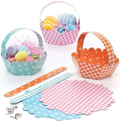 Osterkorb-Bastelset  (pro Set 8) Bastelaktivitäten zu Ostern