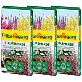 Floragard Blumenerde 3 x 20 l