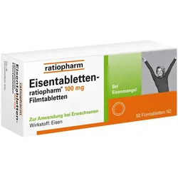 Eisentabletten ratiopharm 100mg