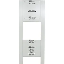 a-TroniX Standsäule für Wallbox Edelstahl weiß