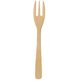 Papstar Fingerfood-Gabeln Bambus 12 cm 1000 St.