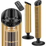 Kesser Turmventilator 0 cm Schwarz/Gold
