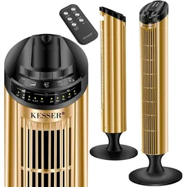 Kesser Turmventilator 0 cm Schwarz/Gold