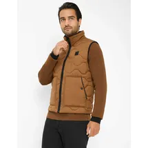 Brax Herren, Steppweste Style BOB toffee, braun, Gr. M