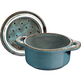 Staub Mini Cocotte Set 4-tlg. antique turqoise