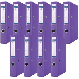 OFFICER PRODUCTS Premium Ordner DIN A4 5 cm Violette 10 St.