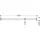Hewi 801 Vorhangstange 801.34.9940050 1025mm, gerade, suizidhemmend, stahlblau