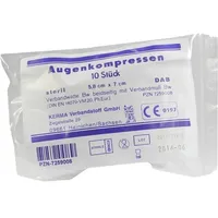 KERMA Verbandstoff GmbH Augenkompressen 5,8 x 7 cm 10 St.