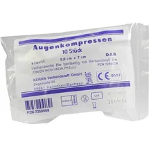 KERMA Verbandstoff GmbH Augenkompressen 5,8 x 7 cm 10 St.